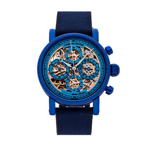 Chronoswiss Sirius Grail Limited Edition Blue Titanium Auto Watch CH-7543T.2S-LU