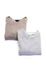Inhabit Bloomingdales Womens Cashmere Sweater Blue Taupe Small Medium Lot 2