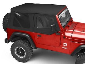 Bestop Black Sailcloth Replace-A-Top 79139-01 For 97-02 Wrangler TJ (For: Jeep Wrangler)