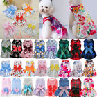 Dog Skirt Pet Dress Cotton Small Dog Princess Dress Chihuahua Puppy Cat Clothes☆