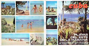 Cuba Havana Travel Brochure 1970's Vintage Booklet Photos Beach Historic