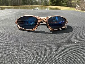 Oakley Penny X-Metal Custom Copper Sunglasses W/ Ice Iridium Lenses
