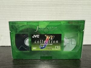 BLANK VHS TAPE Lime Green  Clear Plastic JVC J'Collection EHG T-120 Raw