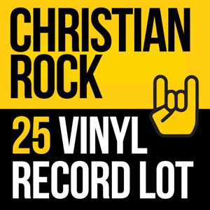 25 Christian Rock/Alt/Metal Vinyl Record LP Lot *(FREE SHIPPING) STRYPER REZ DA