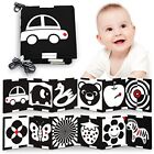 Baby Toys 0-12 Months Black and White High Contrast Baby Books Sensory Toys E...