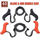 Outdoor Folding Pocket Chain Saw Survival Camping Hiking Gardening Handle Saw