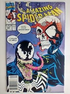 Marvel Comics Amazing Spider-Man #347 Iconic Erik Larson Cover VF 8.0