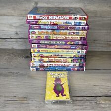 Barney DVD Lot Of 12 Collection Kids Television *Poor To Good Condition* Resell