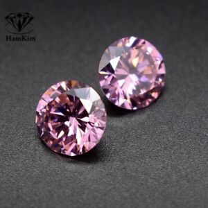 Natural Pink Round Amethyst Stone AAAAA+VS Cut Unmounted 6-20mm
