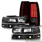 1999-2002 Chevy Silverado 1500 2500 3500 Bumper Headlights+LED Tail Lights Lamps (For: 2000 Chevrolet Silverado 1500)