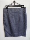 Gray Aspen Foxfield Skirt Denim Size XS 2 Blue $495
