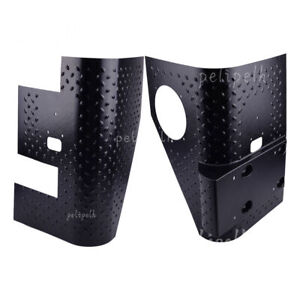 Pair Rear Tail Body Armor Corner Guards Trim Fit for Jeep Wrangler TJ 1997-2006