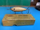 VINTAGE SOUTH BEND SURF -ORENO FISHING LURE NITE -LUMING WITH BOX WOODEN NICE 👍