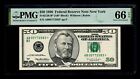 1996 $50 STAR Federal Reserve Note New York PMG GEM UNC 66 EPQ