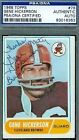 Gene Hickerson Signed 1968 Topps Autograph Psa/dna Authentic
