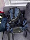 Vintage Oakley Icon Blue Backpack Old Used Some Buckles Are Broke Or Missing.