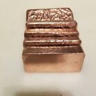 copper ingot bars hand poured 5 For $40Free Ship Approx 4lbs-5lbs Clean Qual.