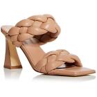 Marc Fisher Womens Hammy Leather Square Toe Slip On Block Heel Shoes BHFO 3884