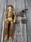 Vintage 1973 Marx Johnny West Cowboy Doll Action Figure With Accessories