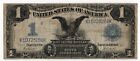 1899 $1 Large Black Eagle Silver Certificate Fr. 232 (KK Block) - Fine