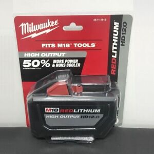 Milwaukee M18 High Output Lithium Ion Battery (48-11-1812) HD 12.0