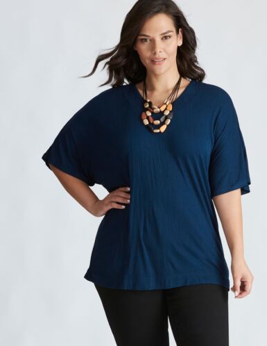 Plus Size - Womens Winter Tops - Blue Blouse / Shirt - Clothes | AUTOGRAPH
