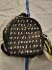 Friends TV Show Mini Backpack 10” Black Friends Logo
