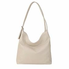 Fashion PU leather Hobo Shoulder Bag Crossbody Handbag Casual Tote White