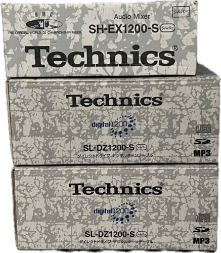 Technics SL-DZ1200 2 Pair + SH-EX1200-S DJ Controller Mixer Turntable