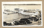 1936 Arnolds Park Iowa Steamboat Landing RPPC Real Photo Postcard