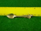 Vintage Miniature Sterling Silver Spoon Brooch with Horse Figural