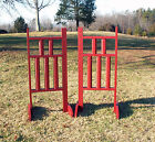 Horse Jumps 5 Column Wooden Wing Standards 6ft/Pair - Color Choice #225