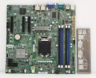 Supermicro X9SCL, LGA 1155, Micro ATX Intel Server Motherboard with I/O Shield.