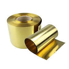 Brass Sheet Roll Metal Foil Plate 0.01-1mm Thick, 10-305mm Width, 1Meter Length