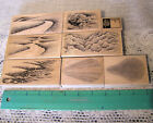 Stampscapes LOT - Clouds, waterside bluff, road, crooked path + made by stamps