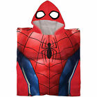 Spider-Man Kids Beach Towel Hooded Poncho Red