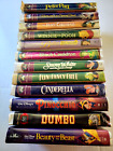 New ListingWalt Disney Lot of (12) Classic Masterpiece VHS Movies, Beauty & The Beast