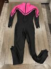 Mens Full Body Dive Jock Zentai Thin Shiny Spandex Suit Bodysuit Black Pink S