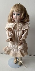 New ListingAntique Andre Thuillier A9T Bisque Head Bebe Artist Signed Repro 11” Doll