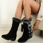 Winter Boots for Women Platform Cotton Warm Fur Snow Ankle Boot Flat Booties