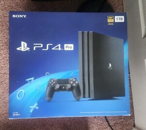 Sony PlayStation 4 Pro HD 1 TB Console With Box Black PS4 Pro CUH-7215B