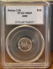 2000 American Eagle (Statue of Liberty) Platinum Eagle P$10 - NGC MS 69