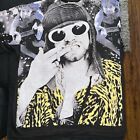 Nirvana Kurt Cobain AOP Single Stitch Mosquitohead T-Shirt XL All Over Print VTG