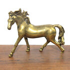 Brass Horse Figurine Statue House Office Table Decoration Animal Figurines~