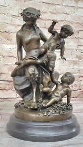 New ListingHandmade Bronze Sculpture Clodion's Female Satyr Baby Satyr Artwork Decor Sale