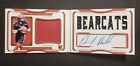 2022 National Treasures Desmond Ridder Rookie Booklet Bearcat PATCH AUTO RPA /99