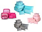 New Listing6 Pc Set Packing Cubes Luggage & Laundry Organizer Choice Colors Travel Storage