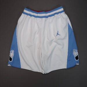 North Carolina Tarheels Shorts Mens Medium White Blue Nike Air Jordan 1982 Retro