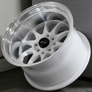 15x9 White Wheel Vors TR3 4x100/4x114.3 0 (1) 73.1