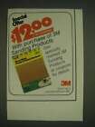 1985 3M Sanding Products Ad - Special offer in coupons